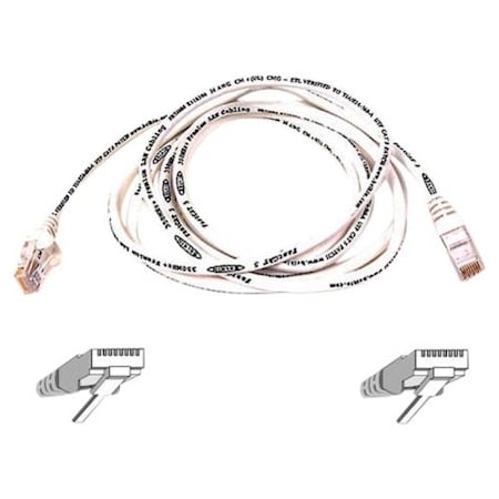 Belkin 20Ft Cat6 Snagless Patch Cable, Utp, White Pvc Jacket, 23Awg, 50 A3L980-20-WHT-S